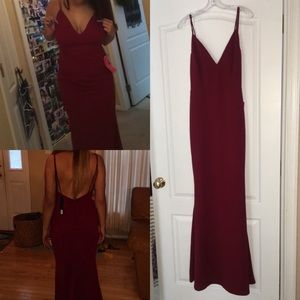 Prom dress low back